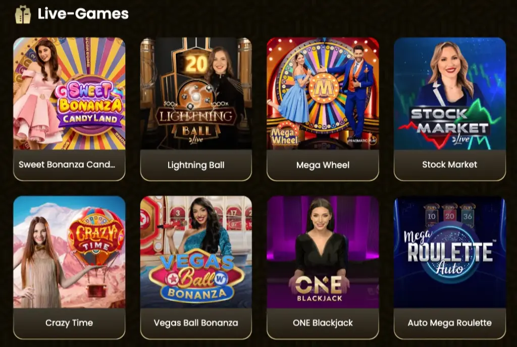 GoldSpin Casino Live Spiele